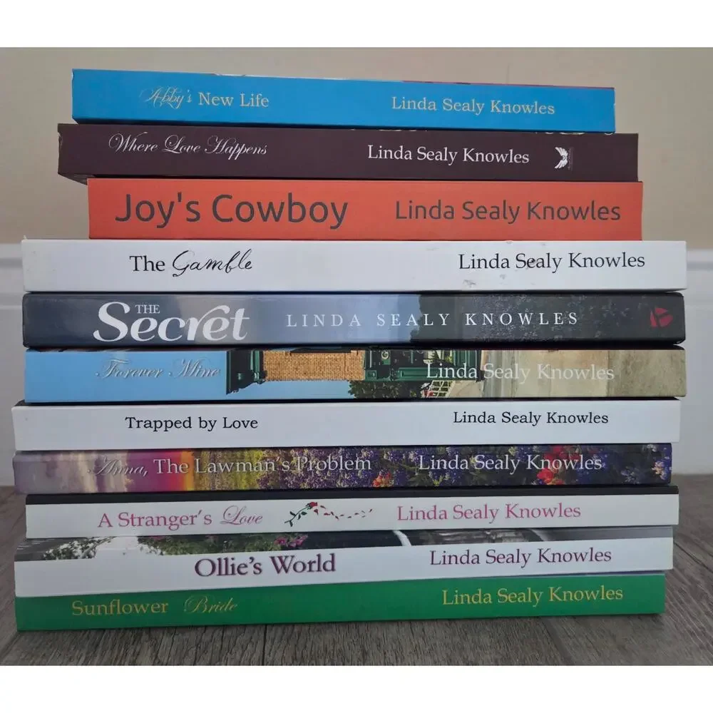 Lot of 11 Linda Sealy Knowles Romance Novels - Clean & Wholesome Western Fiction